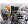 Image 5 : Assorted spray cans of paint et cetera.