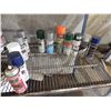 Image 1 : Assorted spray cans of paint et cetera.