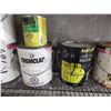 Image 3 : Assorted cans of paint.