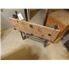 Image 1 : folding workmate style bench.