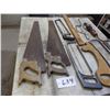 Image 2 : Lot of assorted hand saws, hack saws, etc.