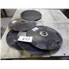 Image 1 : lot of 5 - CNH Earth Metal Opener Disk Assembly - 14'' x 3 mm - fits  CASE IH