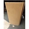 Image 2 : Folding pegboard used for display. Two sections.