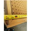 Image 5 : Folding pegboard used for display. Two sections.