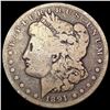 Image 1 : 1891-CC Morgan Silver Dollar NICELY CIRCULATED