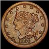 1854 Braided Hair Half Cent CLOSELY UNCIRCULATED