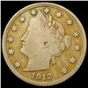 1912-S Liberty Victory Nickel NICELY CIRCULATED