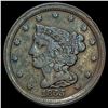 1855 Braided Hair Half Cent LIGHTLY CIRCULATED