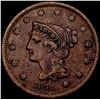 1841 Braided Hair Large Cent NEARLY UNCIRCULATED