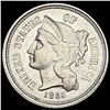 1865 Three-Cent Nickel CHOICE AU