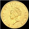 Image 1 : 1855 Rare Gold Dollar CLOSELY UNCIRCULATED