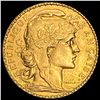 1911 French Gold 20 Francs Rooster .1867oz AGW GEM BU