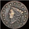 Image 1 : 1820 Coronet Head Large Cent LIGHTLY CIRCULATED