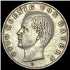1910-D Bayern Silver 5 Reichsmark NEARLY UNCIRCULA