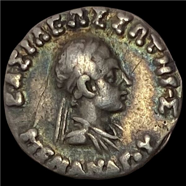 [160-145] BC Bactria Menander Drachm NEARLY UNCIRCULATED