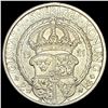 Image 2 : 1921 Sweden Gustaf Vasa Silver 2 Kroner UNCIRCULATED
