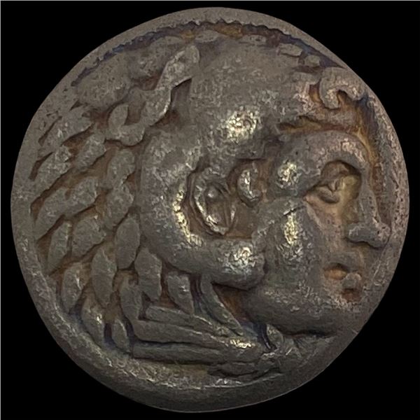 [336-325] BC Macedonia Alexander III Silver Tetrachrechm NEARLY UNCIRCULATED