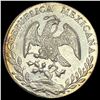 1890Go RR Mexico Silver 8 Reales Cap and Rays CHOICE AU