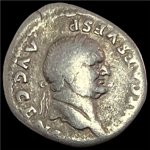 69-79 AD Roman Silver Denarius Ve Pasian NEARLY UNCIRCULATED