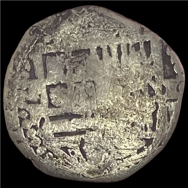1500s-1600s Spanish Colonial Silver Cob NEARLY UNCIRCULATED
