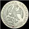 Image 1 : 1894Go RS Mexico Silver 8 Reales Cap and Rays CLOSELY UNCIRCULATED