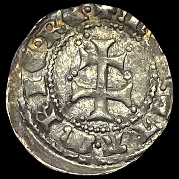 [1385-95] Hungary Maria Silver Denar NEARLY UNCIRCULATED