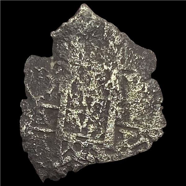 1500s-1600s Spanish Colonial Silver Cob NEARLY UNCIRCULATED