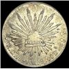 Image 2 : 1891Go RS Mexico Silver 8 Reales Cap and Rays CLOSELY UNCIRCULATED