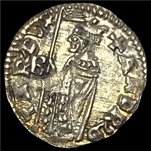 [1368-82] Venuce Andrea Contarini Silver Soldino CLOSELY UNCIRCULATED