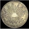 Image 2 : 1894Go RS Mexico Silver 8 Reales Cap and Rays CLOSELY UNCIRCULATED