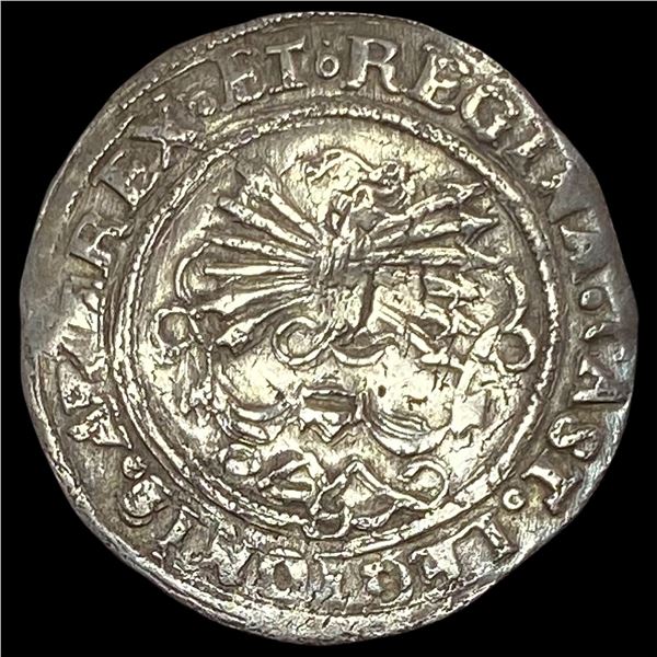 [1474-1504] Spain Ferdinand Silver 1/2 Real CLOSELY UNCIRCULATED