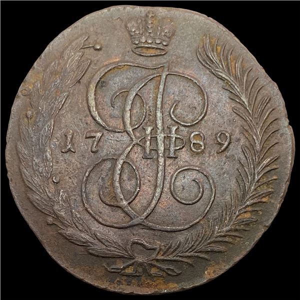 1789 Russia 5 Kopeks CHOICE AU