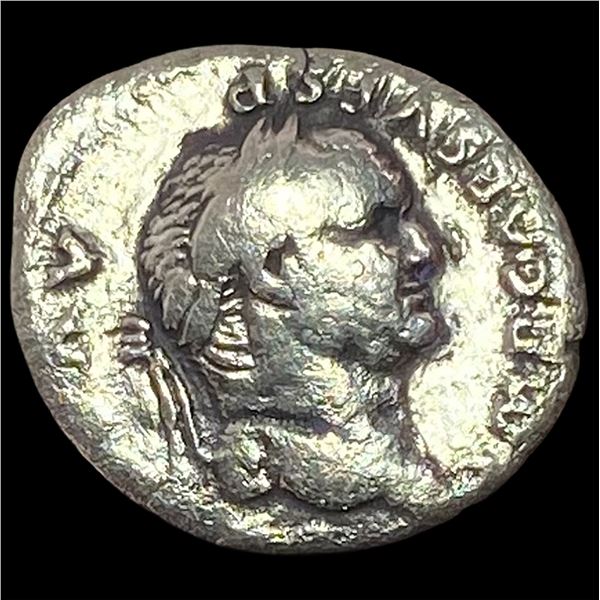 [69-79] AD Roman SIlver Denarius Ve Pasian NEARLY UNCIRCULATED