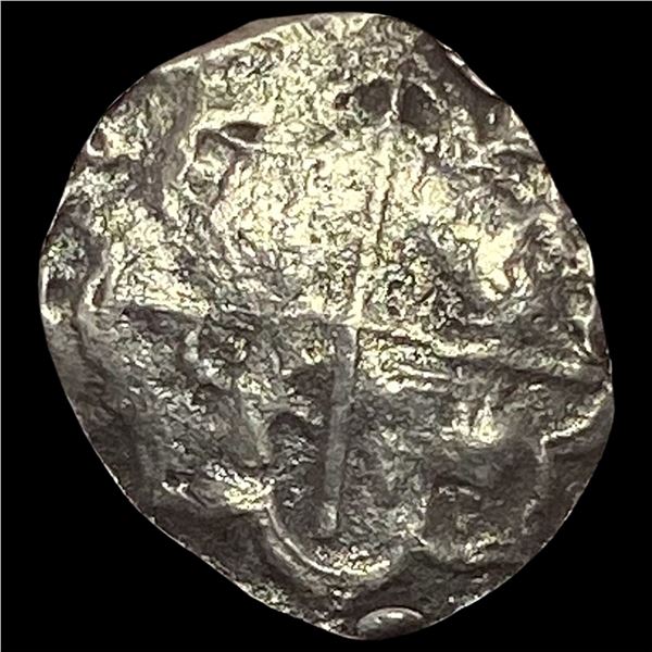 1500s-1600s Spanish Colonial Silver Cob NEARLY UNCIRCULATED
