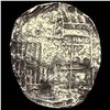Image 2 : 1500s-1600s Spanish Colonial Silver Cob NEARLY UNCIRCULATED