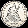 Image 1 : 1857-O Silver Seated Liberty Quarter NEARLY UNCIRCULATED
