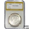 Image 1 : 1882 Morgan Silver Dollar PGA MS65
