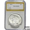 Image 1 : 1921 Silver Peace Dollar PGA MS65
