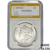 Image 1 : 1878-CC Morgan Silver Dollar PGA MS65