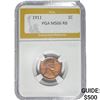 Image 1 : 1911 Wheat Cent PGA MS66 RB
