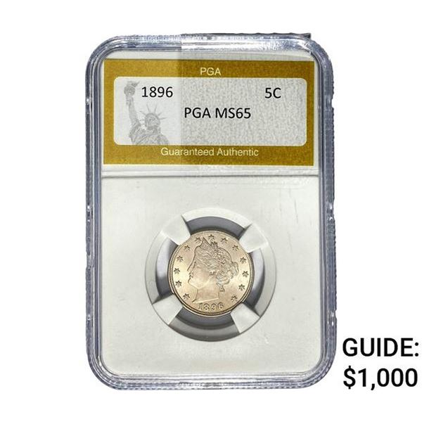 1896 Liberty Victory Nickel PGA MS65