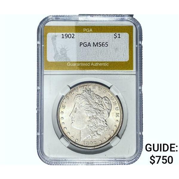 1902 Morgan Silver Dollar PGA MS65