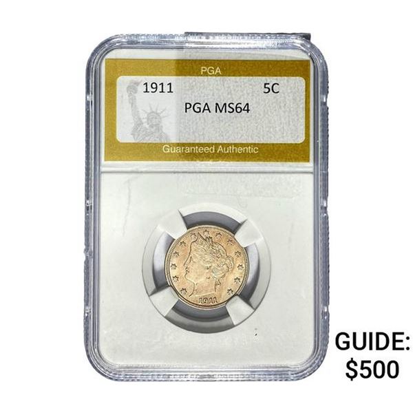1911 Liberty Victory Nickel PGA MS64
