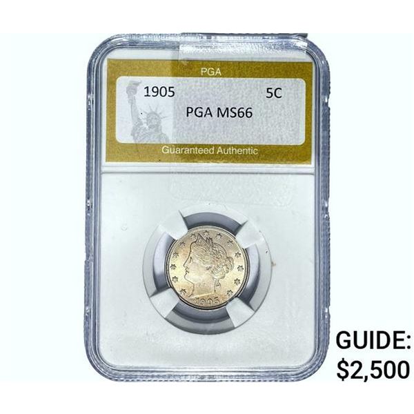 1905 Liberty Victory Nickel PGA MS66
