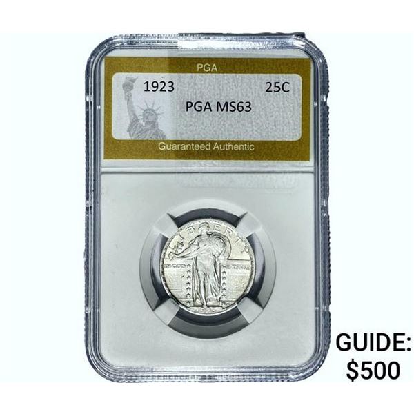 1923 Standing Liberty Quarter PGA MS63