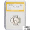 Image 1 : 1940-D Washington Quarter PGA MS65
