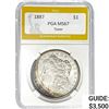 Image 1 : 1887 Morgan Dollar PGA MS67 Toner SILVER