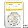 1884-CC Morgan Dollar PGA MS65 SILVER