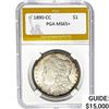 1890-CC Morgan Dollar PGA MS65+ SILVER