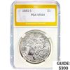 1881-S Morgan Dollar PGA MS64 SILVER